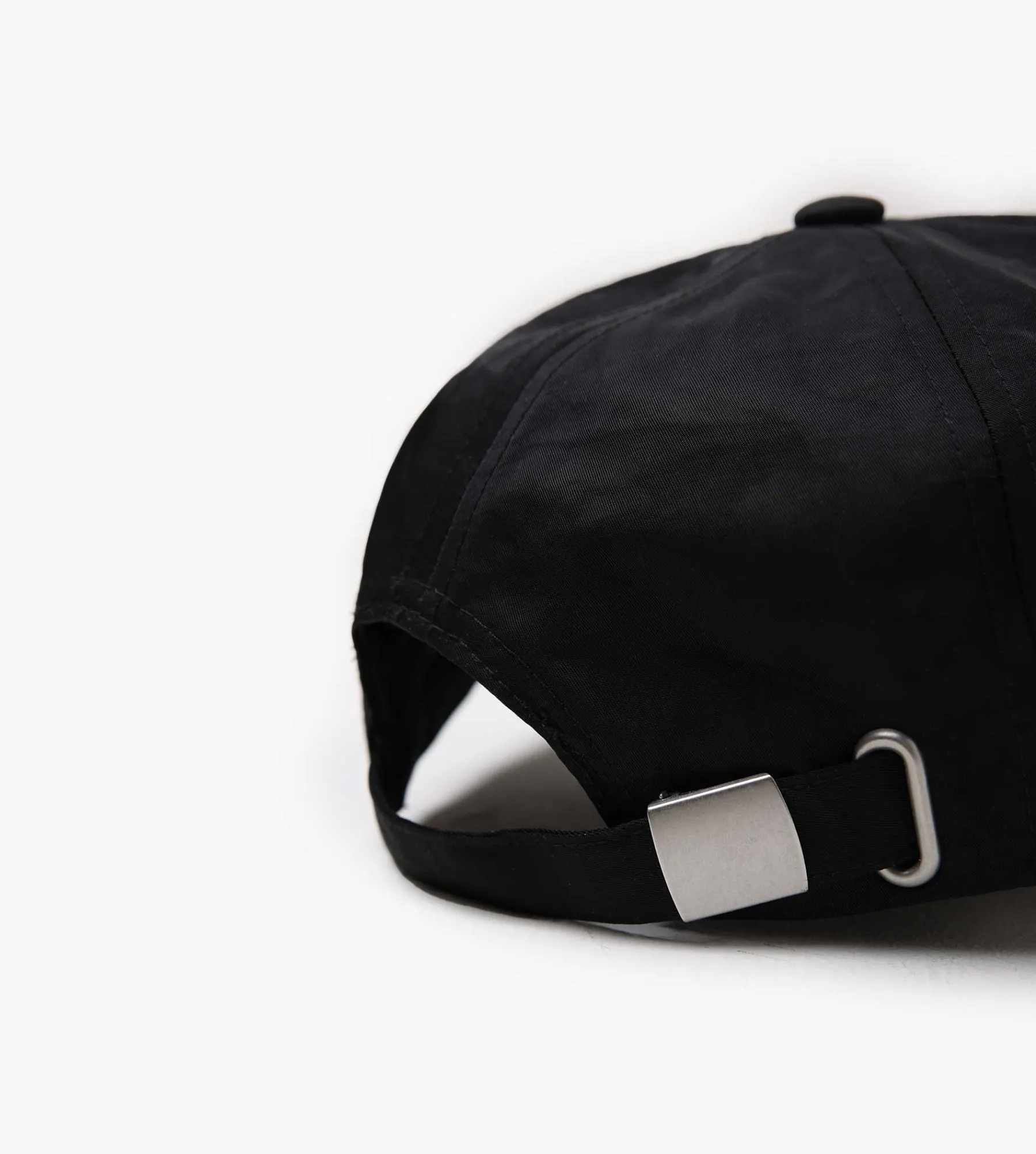 about:blank Box Cap Black Ecru