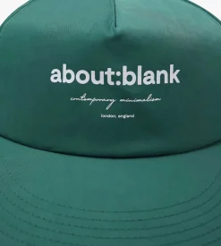 about:blank Box Cap Epsom Green Ecru