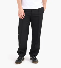 about:blank Everyday Pleated Trousers Black