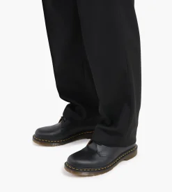 about:blank Everyday Pleated Trousers Black