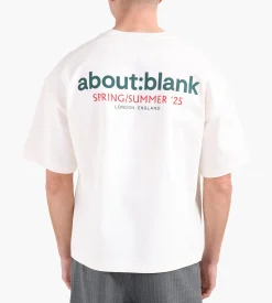 about:blank Tour T-Shirt Oat Red Green
