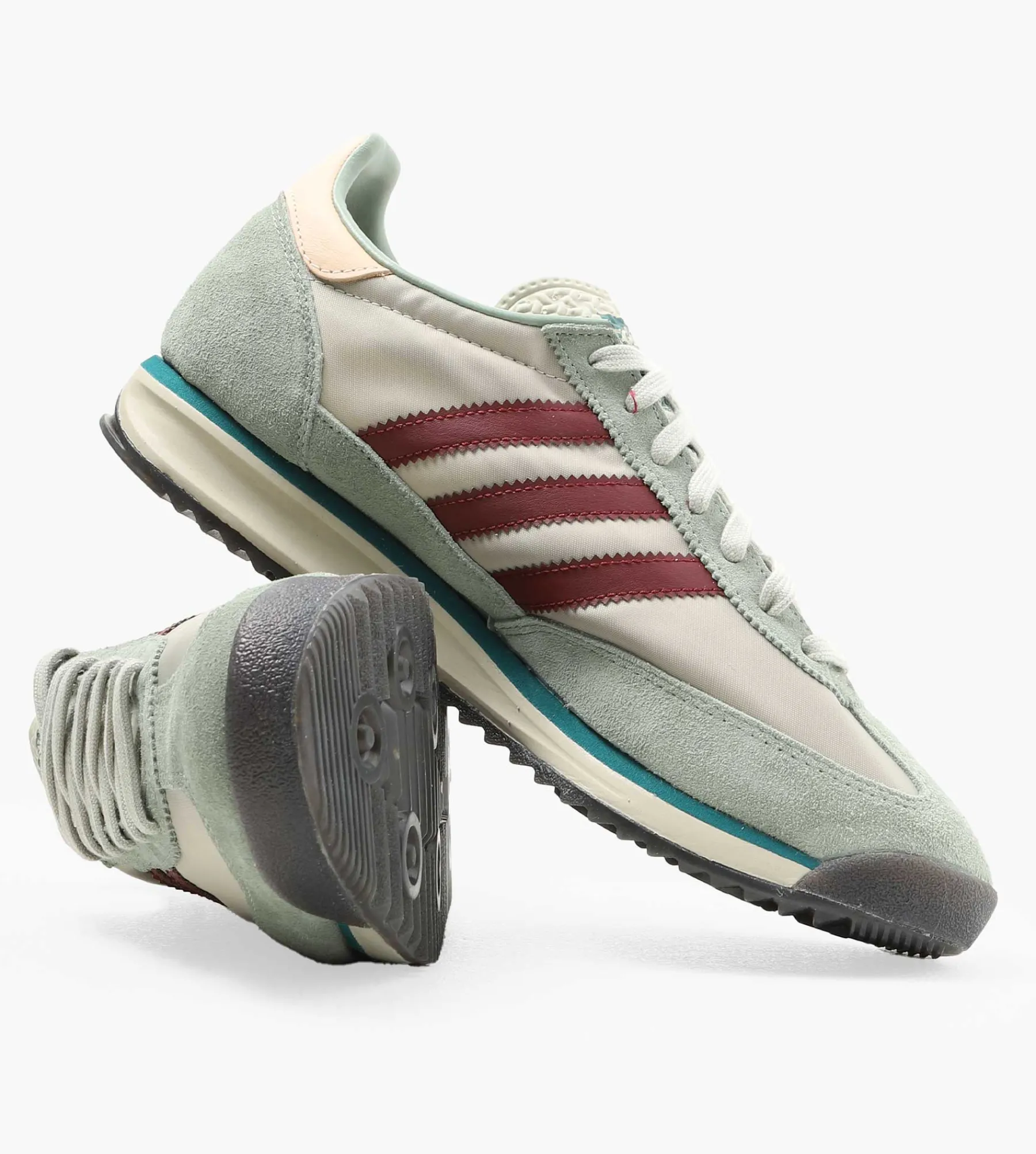 Adidas SL72 RS Putty Grey Shadow Red Legacy Teal