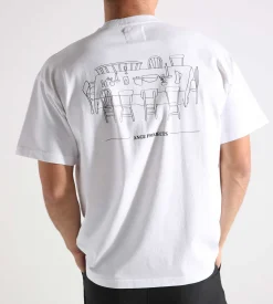 Ange Projects Dinner Tee White