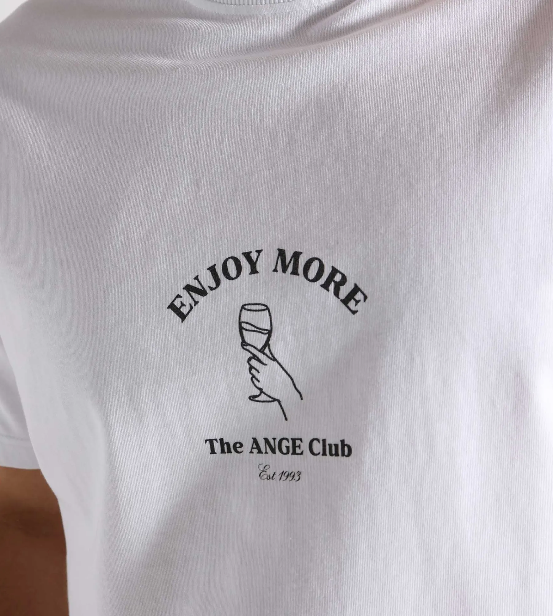 Ange Projects Enjoy More Tee White