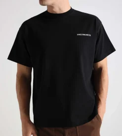 Ange Projects Glass Of Wine Tee Black