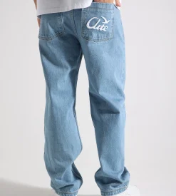 Arte Antwerp Bird Denim Pants Bleach