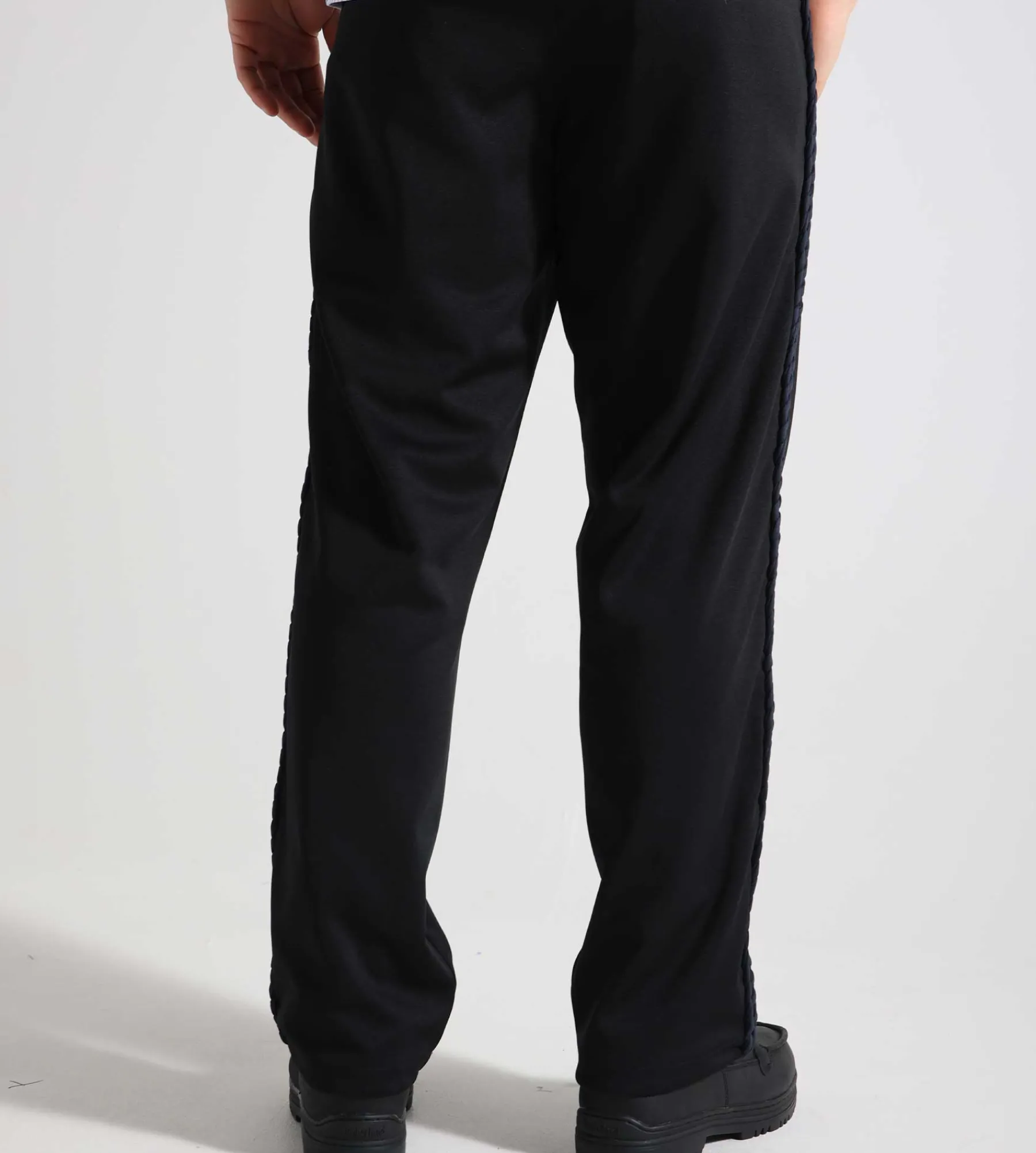 Arte Antwerp Braid Strip Pants Black