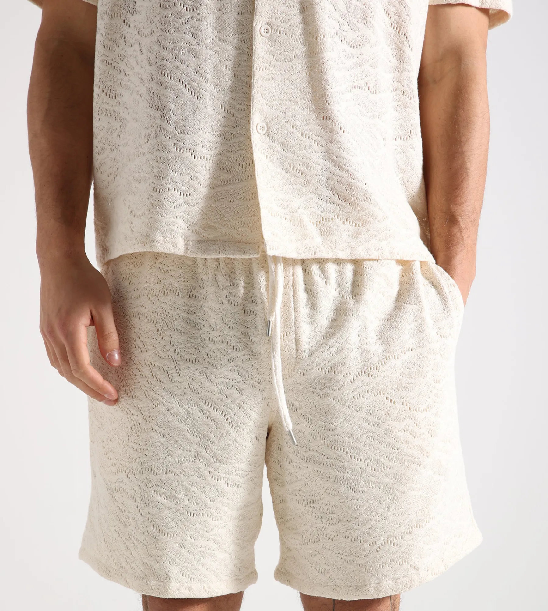 Arte Antwerp Crochet Short Cream