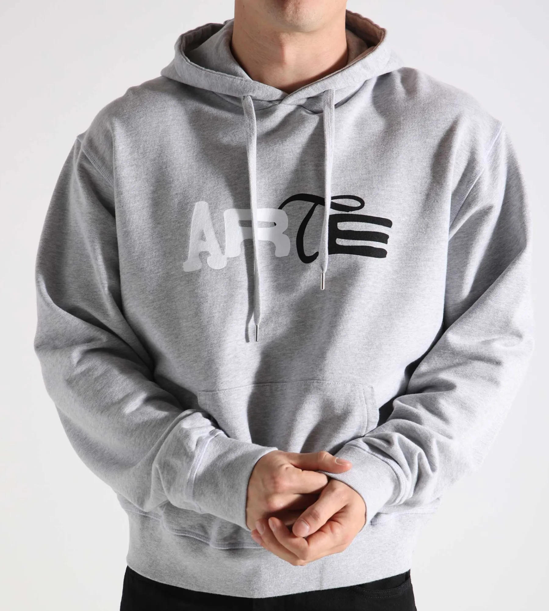 Arte Antwerp Duo Logo Hoodie Grey