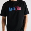 Arte Antwerp Duo Print Logo T-shirt Black