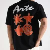 Arte Antwerp Elements Print T-shirt Black