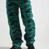Arte Antwerp Heart Printed Pants Green