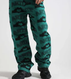 Arte Antwerp Heart Printed Pants Green