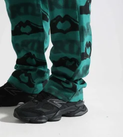 Arte Antwerp Heart Printed Pants Green