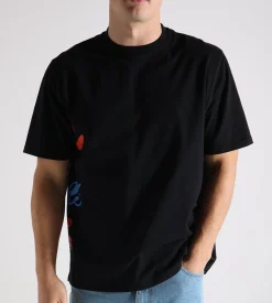 Arte Antwerp Side Print T-shirt Black