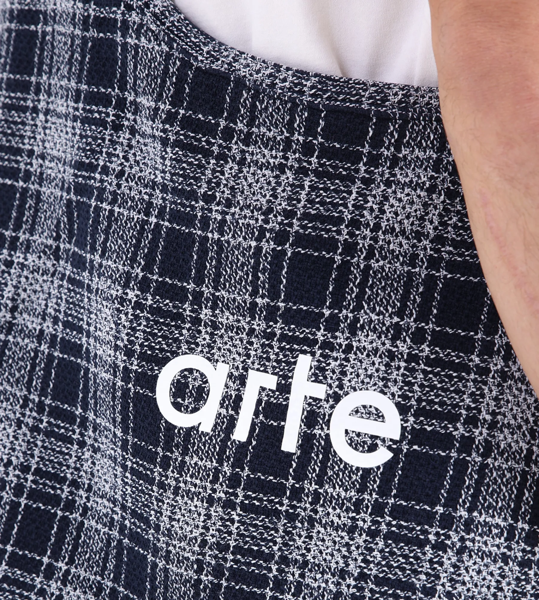 Arte Antwerp Square Fabric Bag Navy