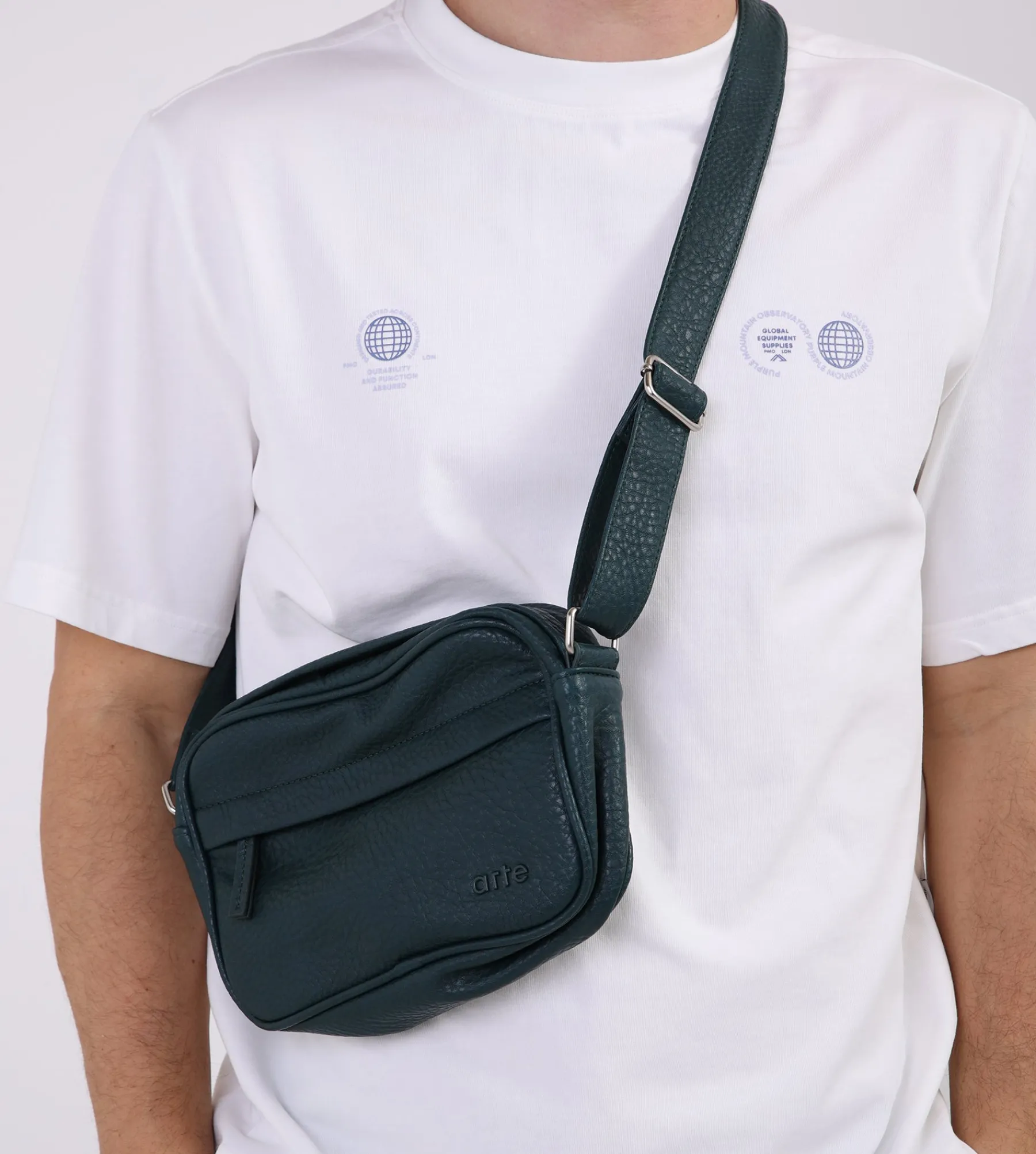 Arte Antwerp Texture Leather Bag Green