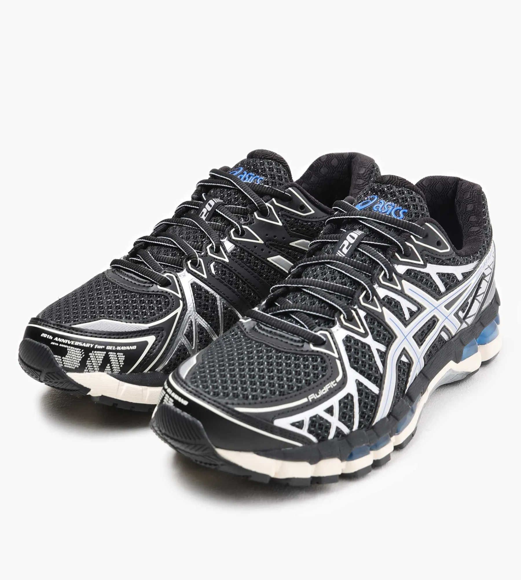 Asics Gel-Kayano 20 Black Pure Silver