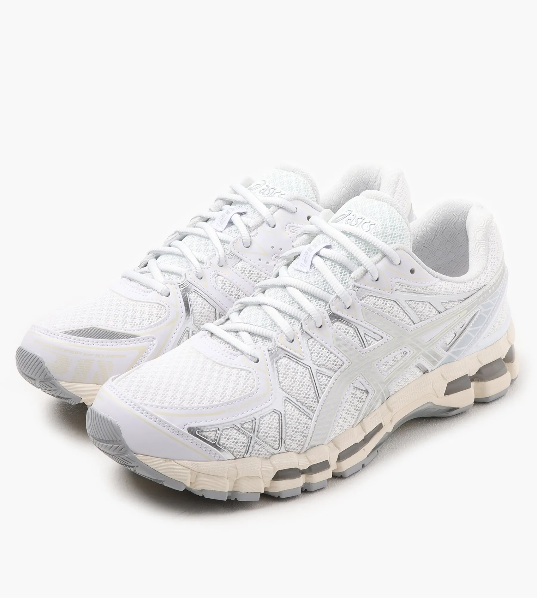 Asics Gel-Kayano 20 White Pure Silver
