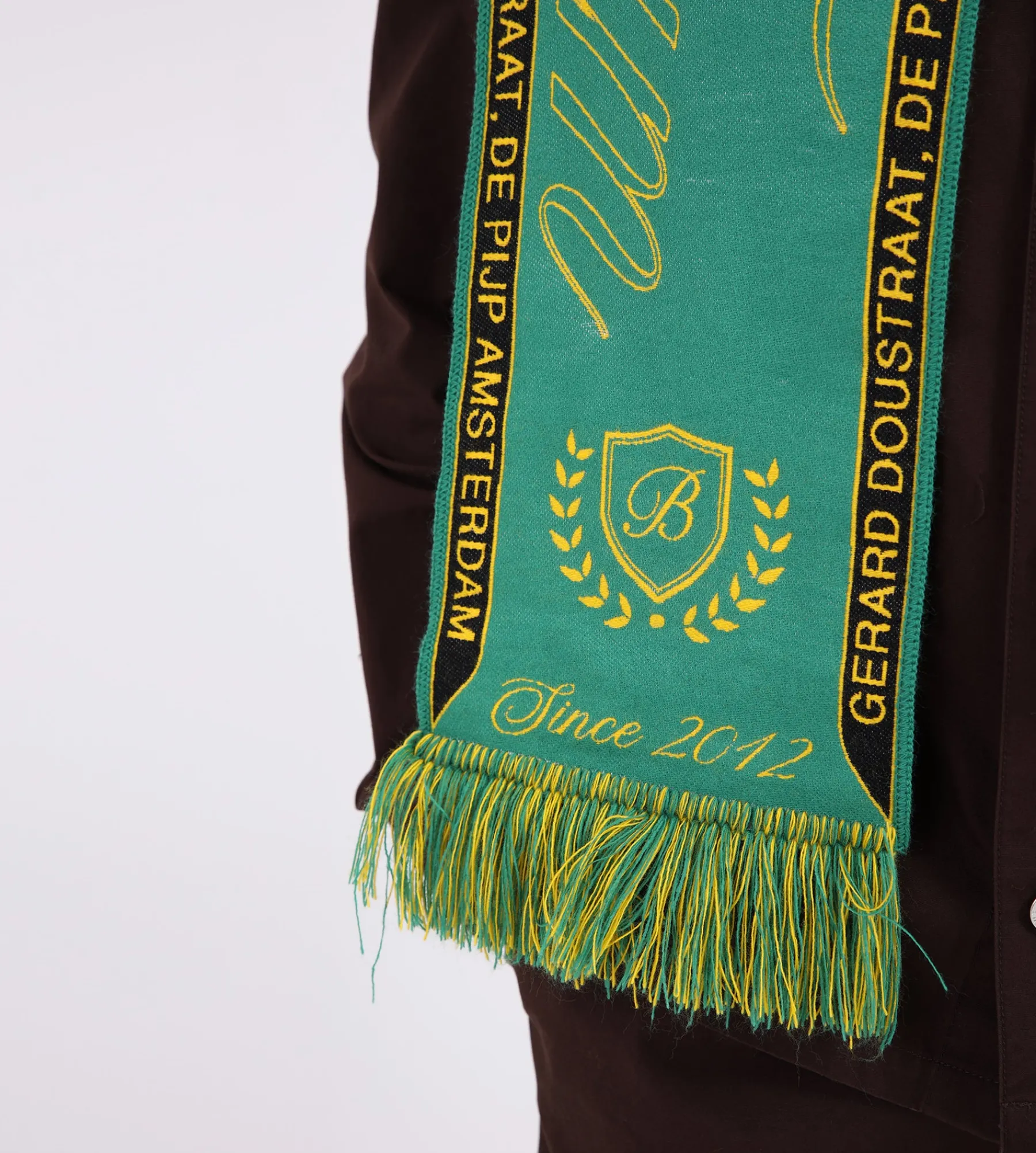 Baskèts Baskets Scarf Green Yellow