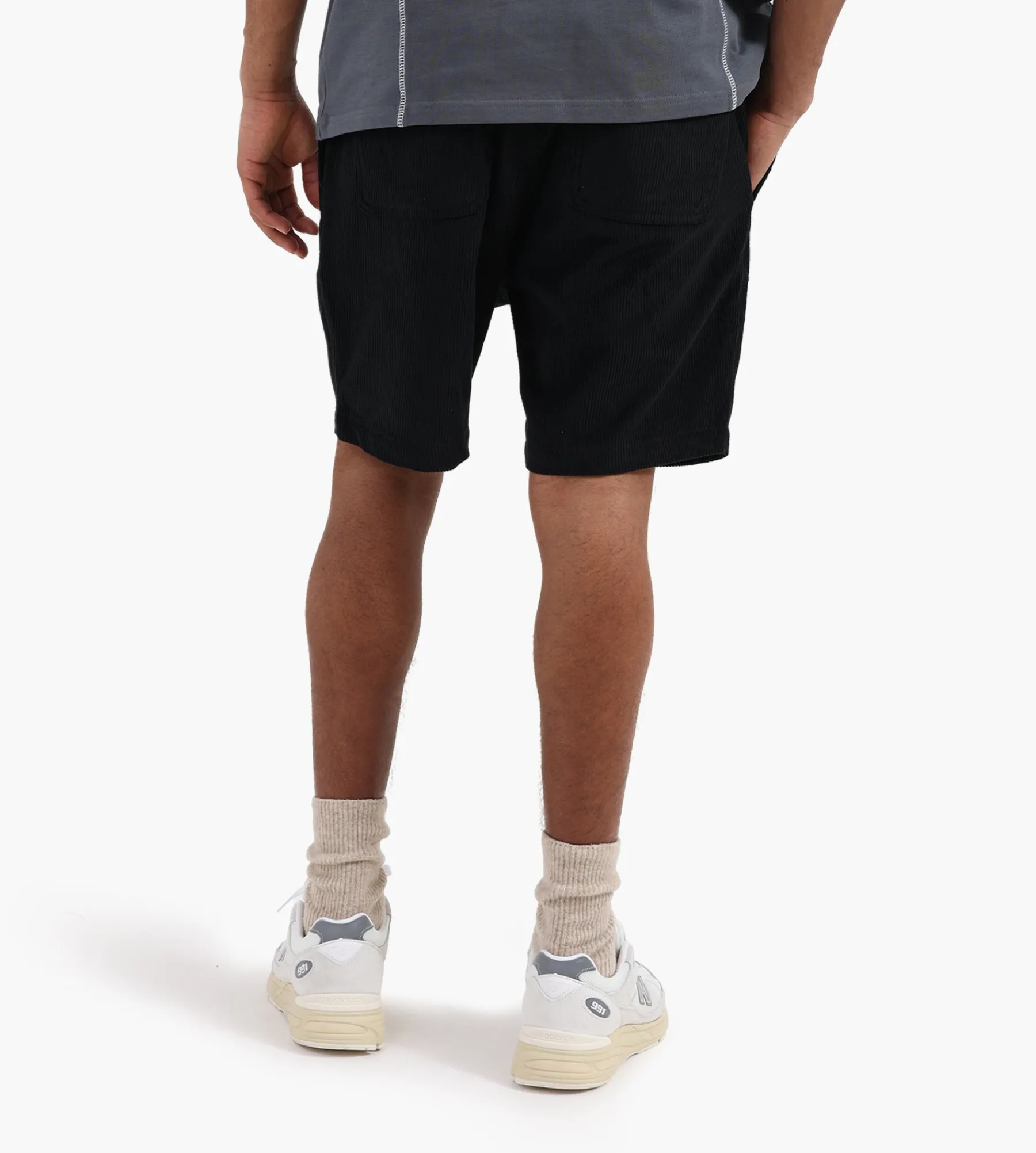 Baskèts Cord Shorts Black