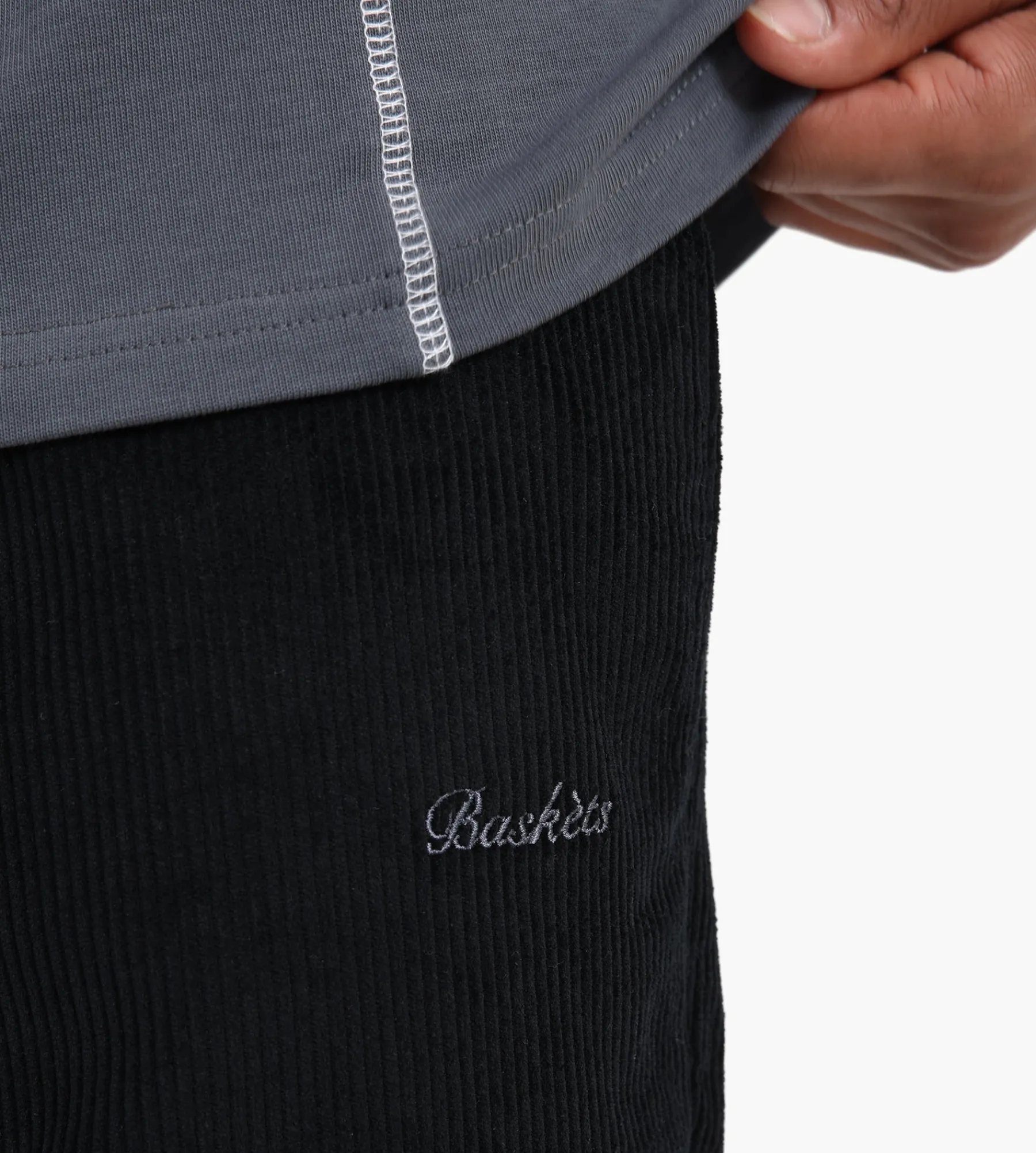 Baskèts Cord Shorts Black