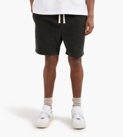 Baskèts Cord Shorts Moss Green