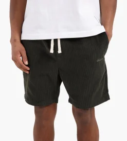 Baskèts Cord Shorts Moss Green
