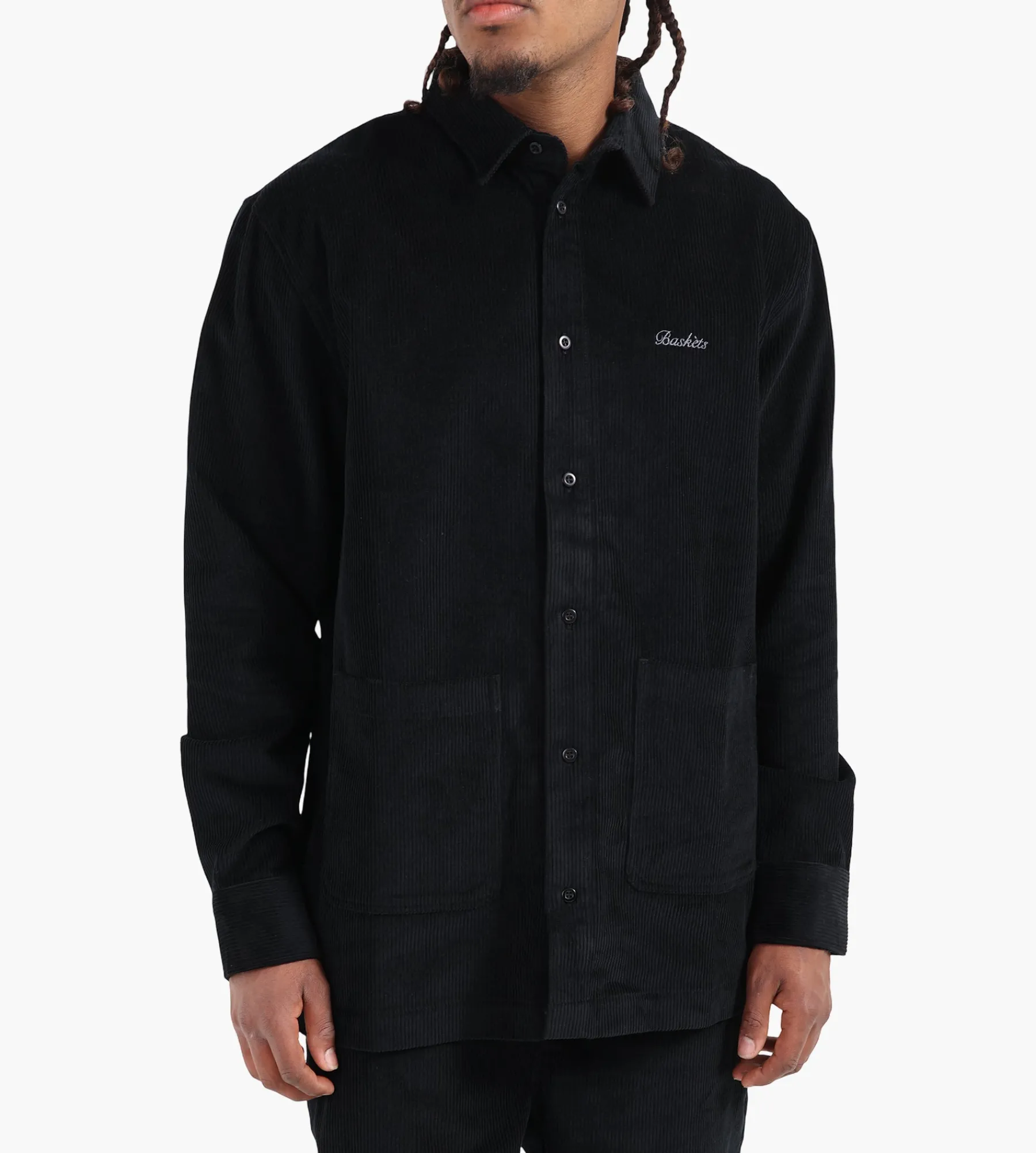 Baskèts Corduroy Shirt Black