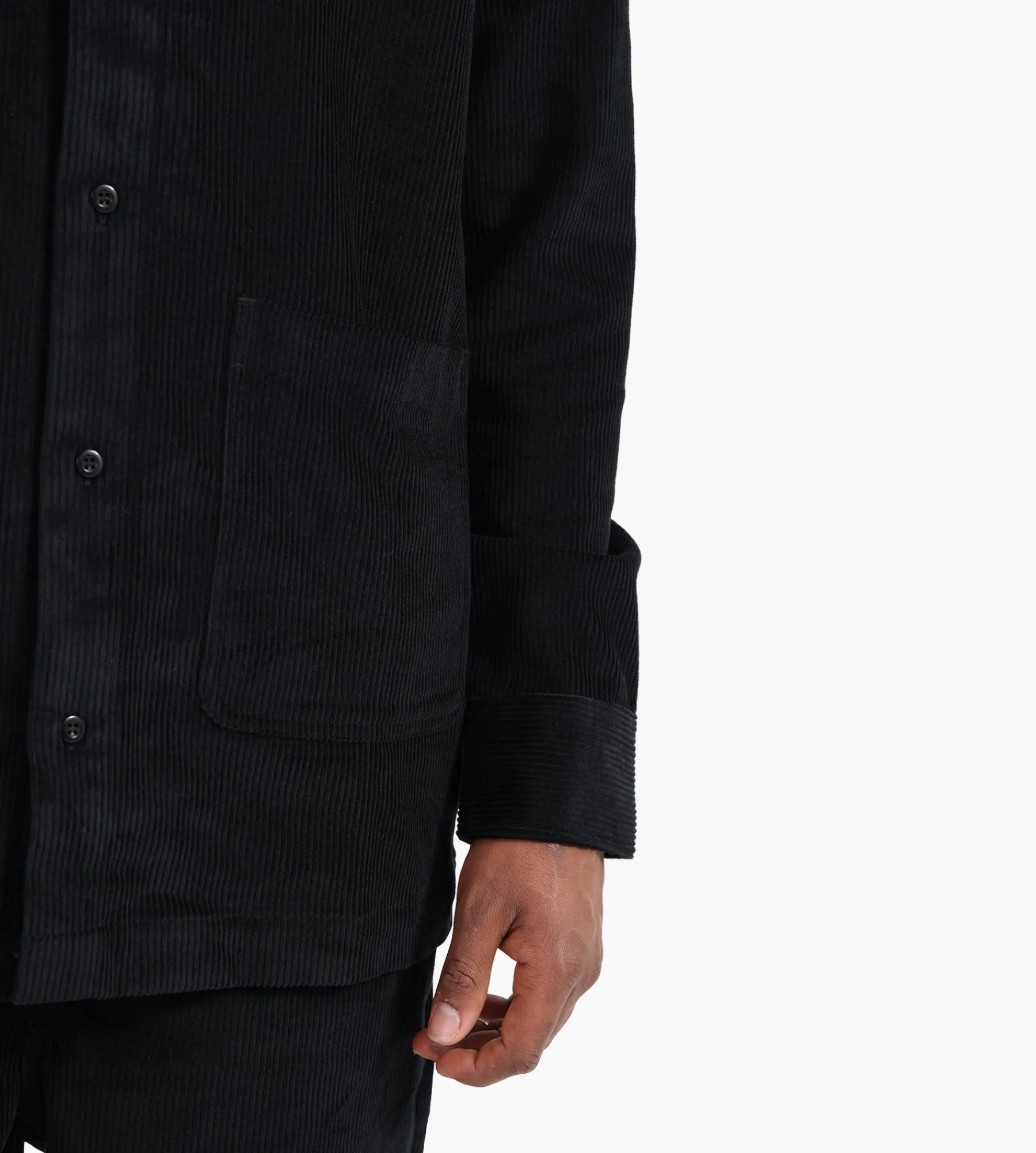 Baskèts Corduroy Shirt Black