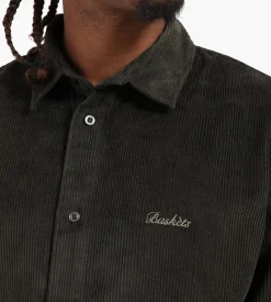 Baskèts Corduroy Shirt Moss Green