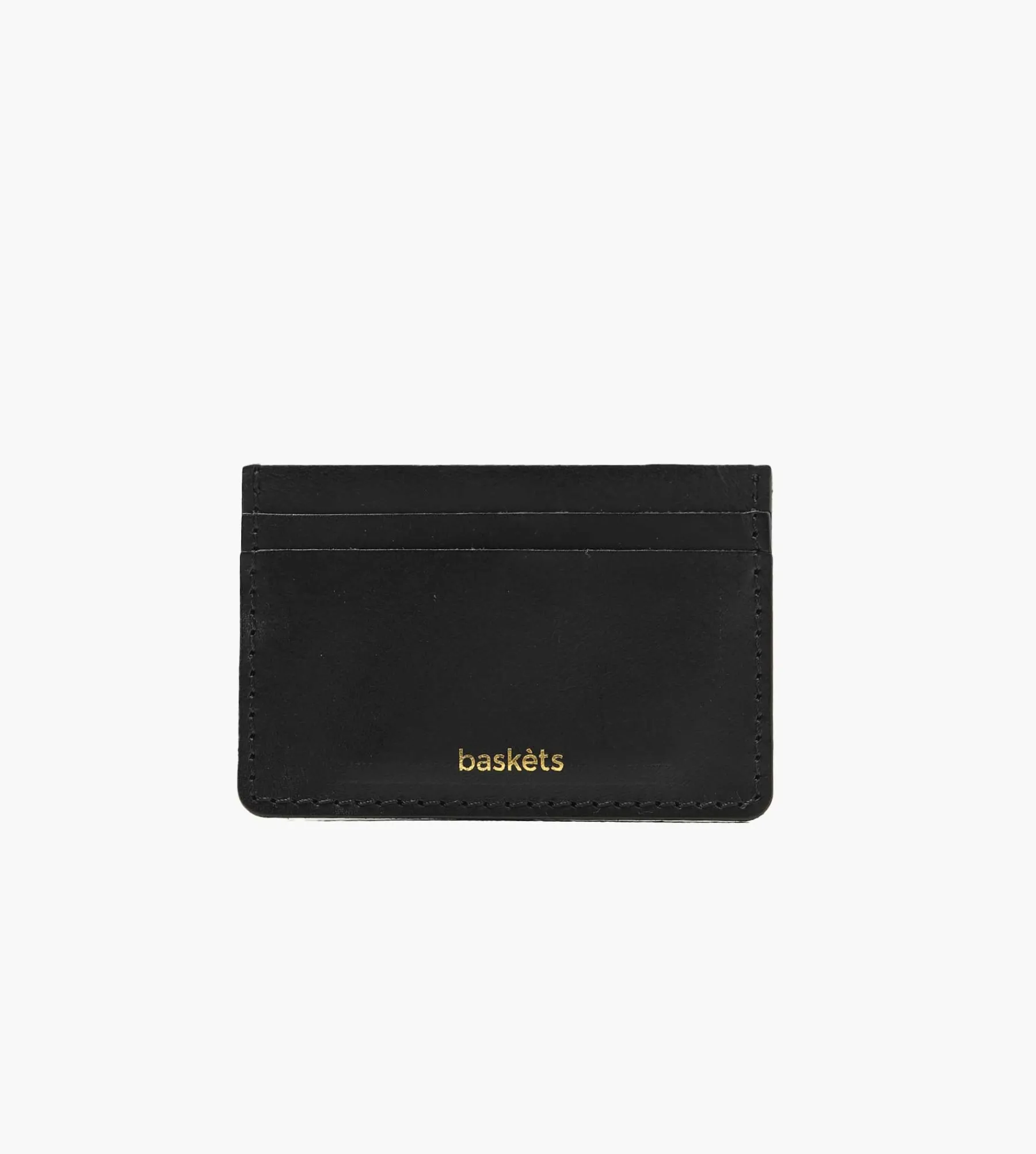 Baskèts Leather Cardholder Black