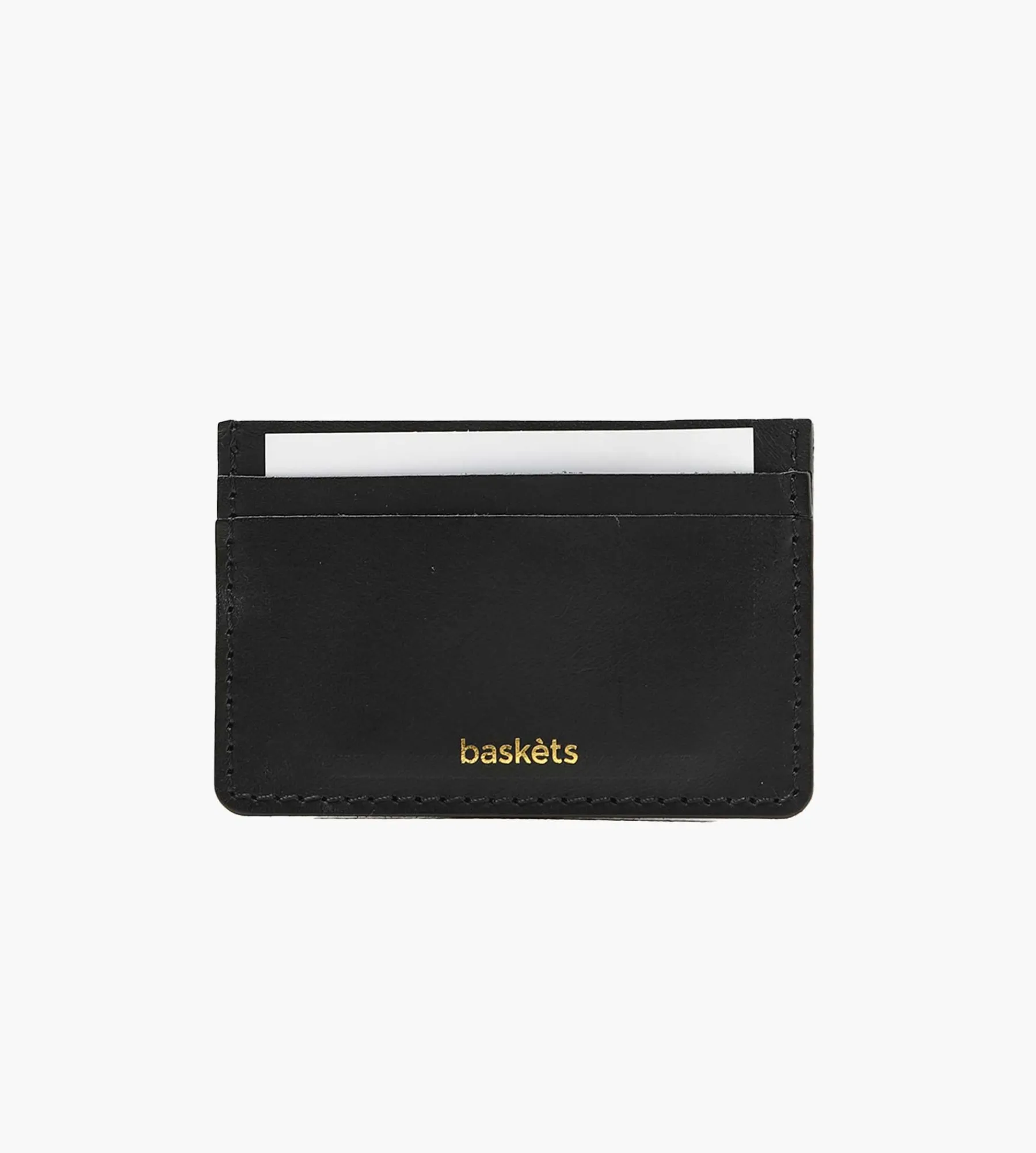 Baskèts Leather Cardholder Black