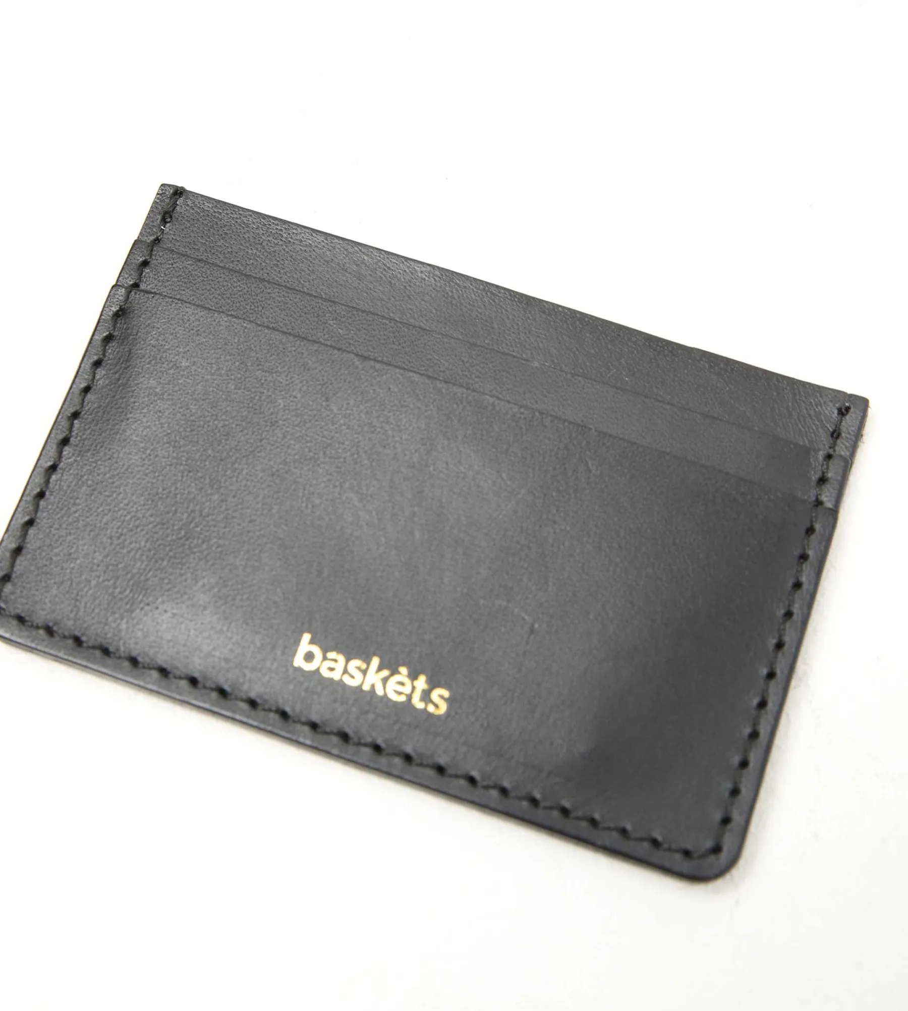 Baskèts Leather Cardholder Black