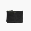 Baskèts Leather Zip Wallet Black