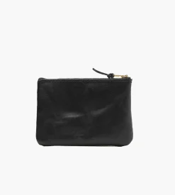 Baskèts Leather Zip Wallet Black