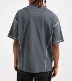 Baskèts Modern Contrast Tee Graphite