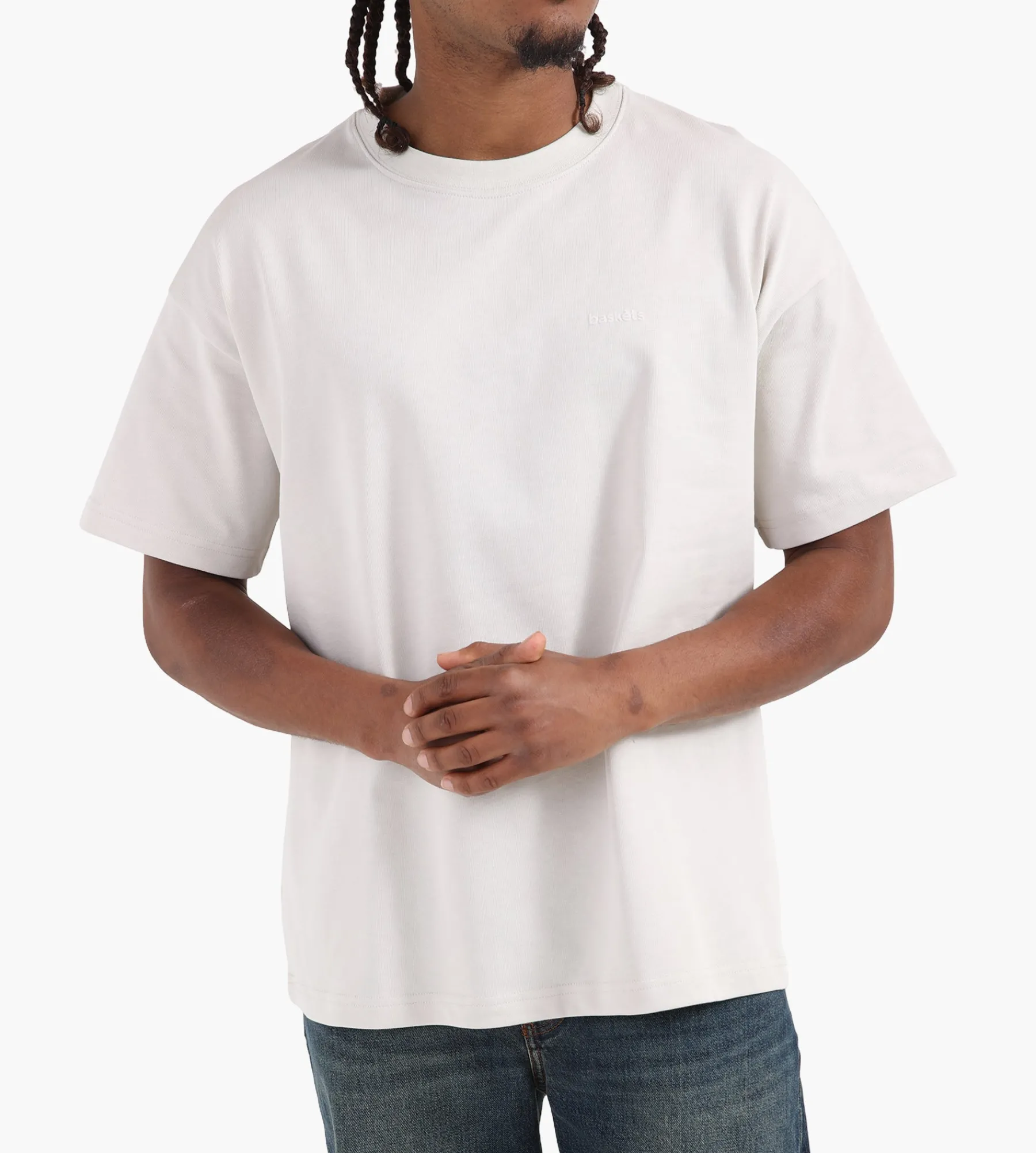 Baskèts Modern Essential Tee Arctic Grey