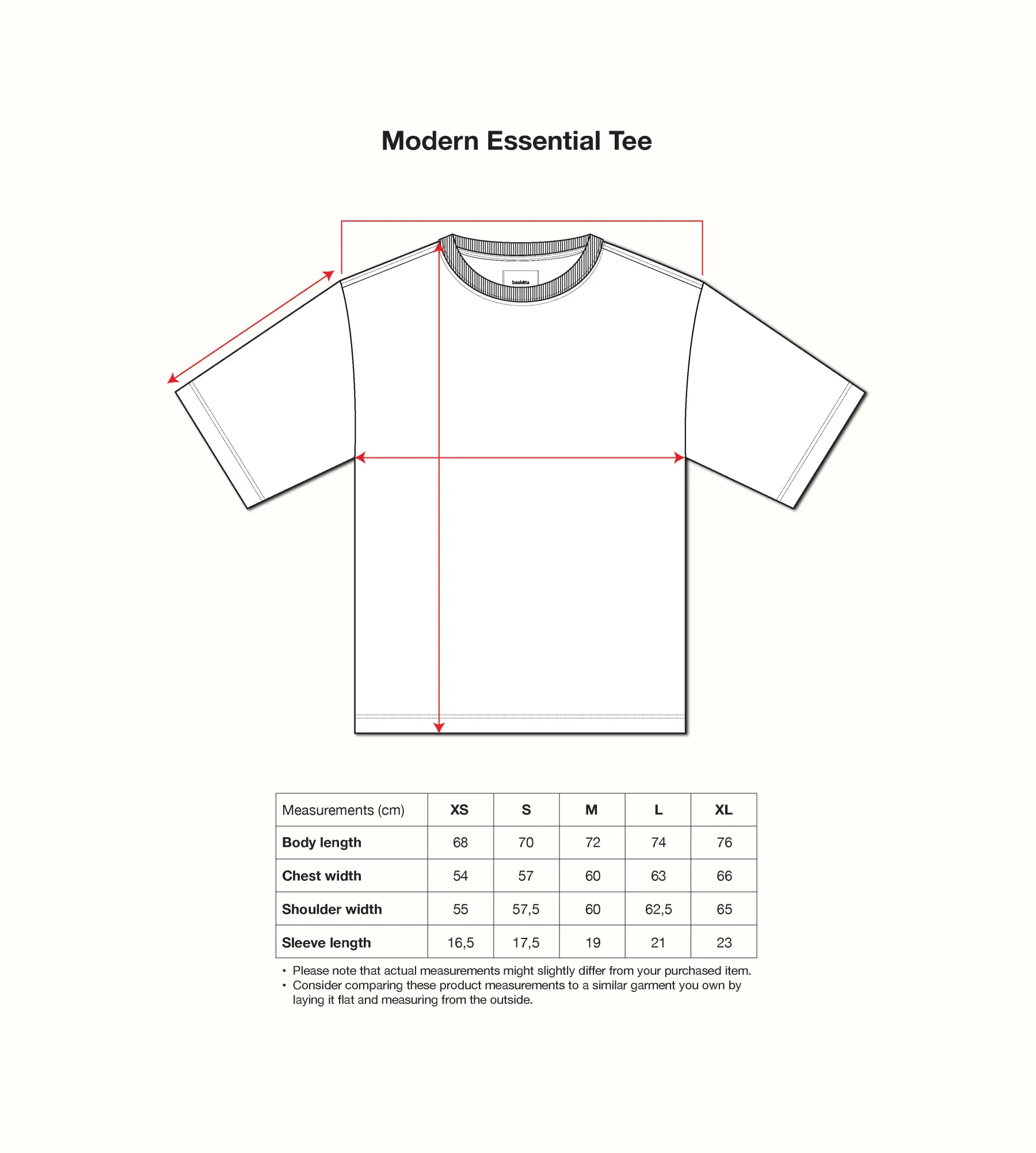 Baskèts Modern Essential Tee Tea Green
