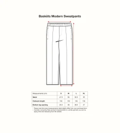 Baskèts Modern Sweatpants Ash Grey