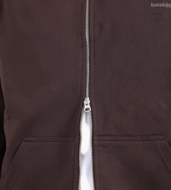 Baskèts Modern Zip Hoodie Marron