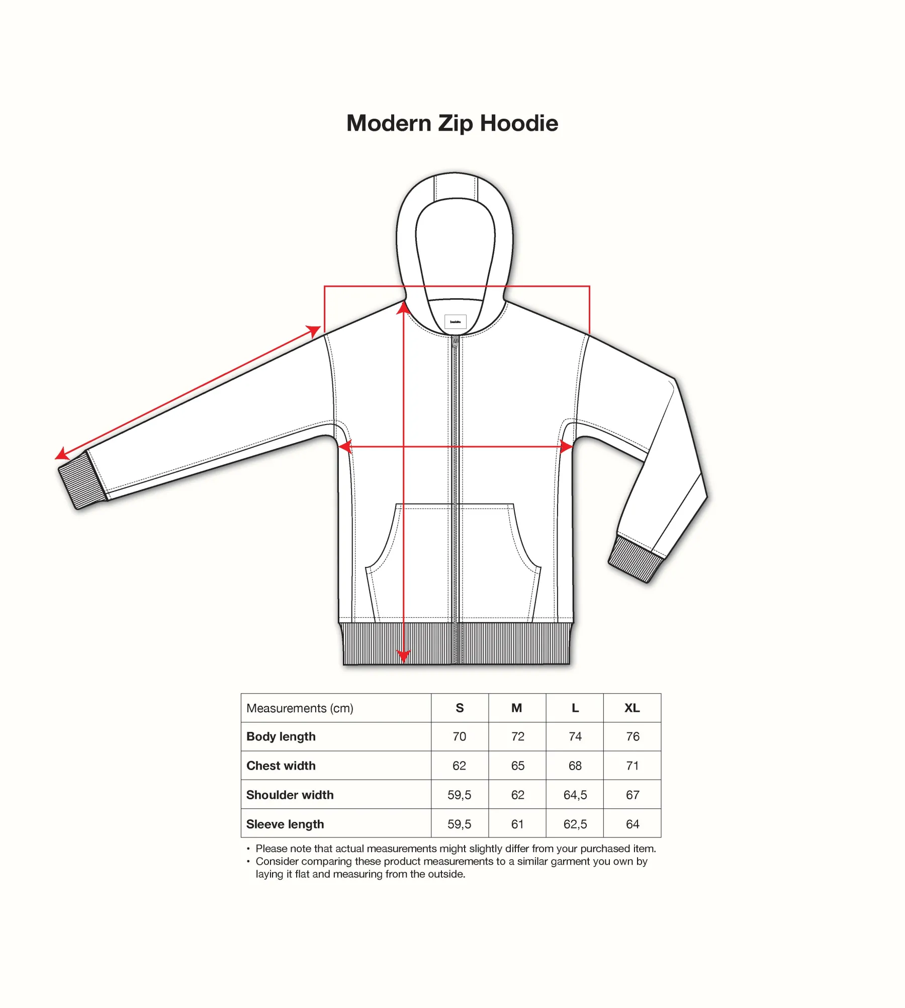 Baskèts Modern Zip Hoodie Marron