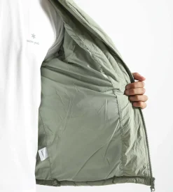 Baskèts Nylon Puffer Jacket Sage Green