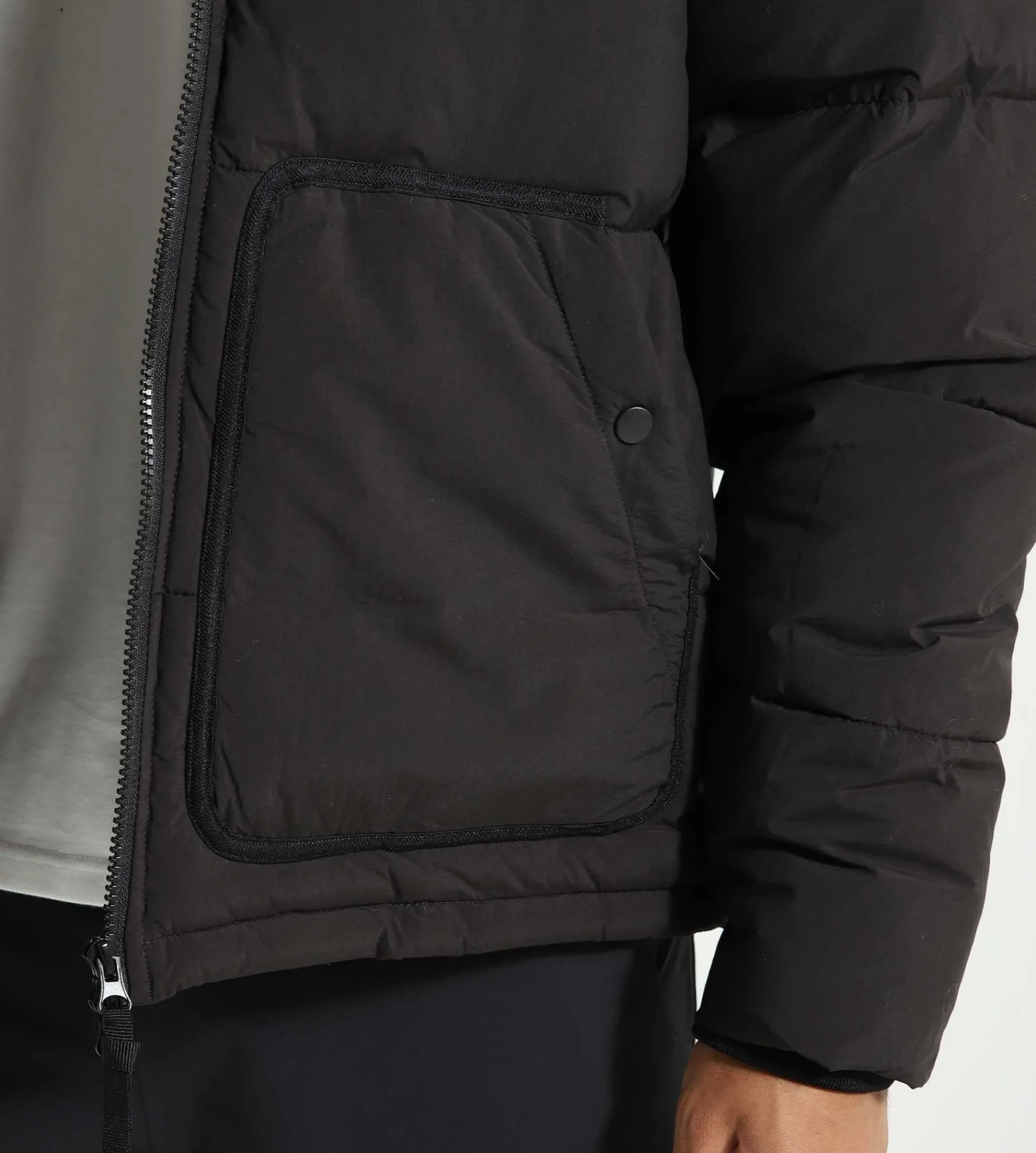 Baskèts Nylon Puffer Jacket Black