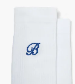 Baskèts Socks White Blue