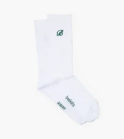 Baskèts Socks White Green