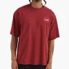 Boiler Room Core Tee Oxblood