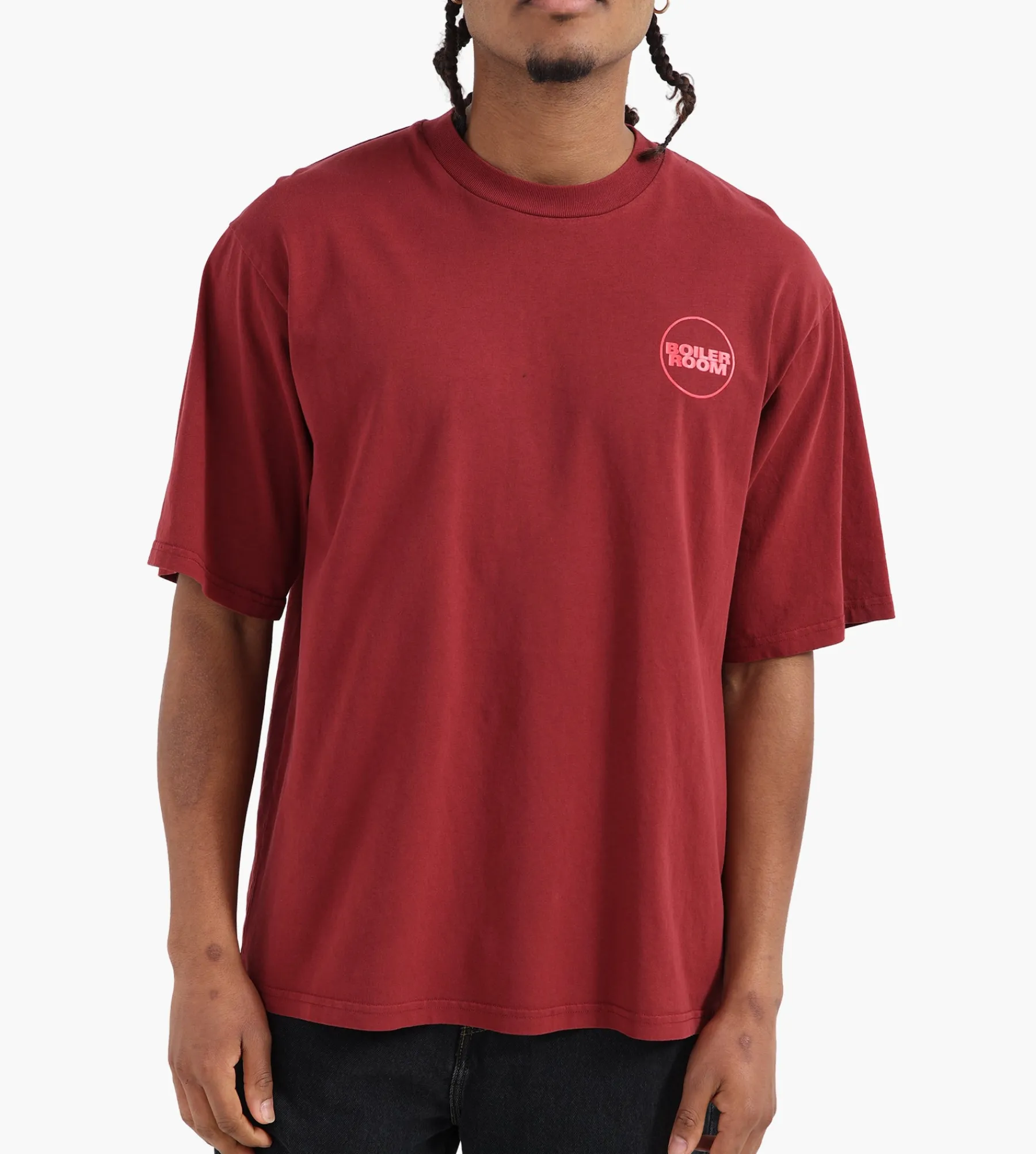 Boiler Room Core Tee Oxblood
