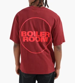 Boiler Room Core Tee Oxblood
