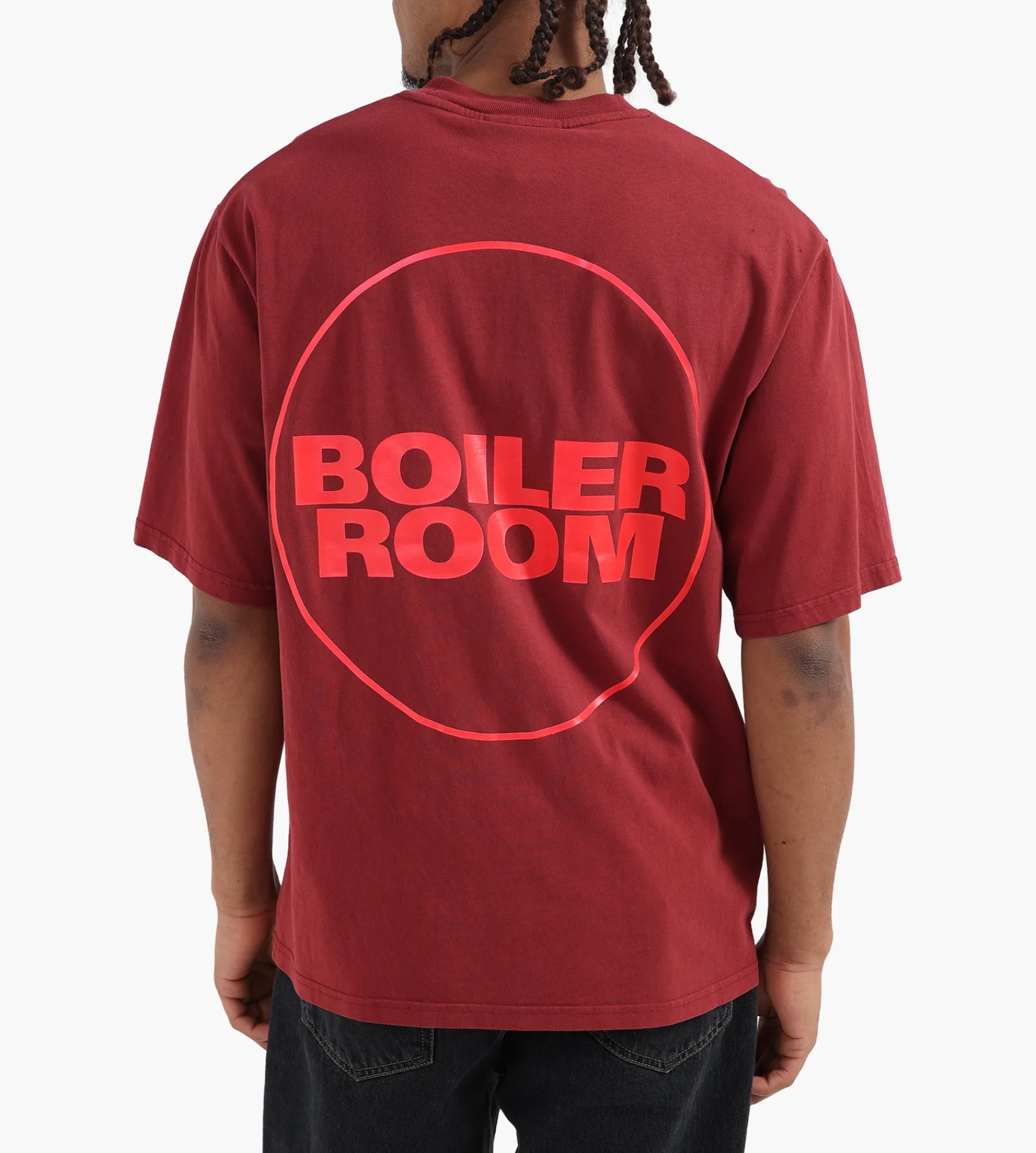 Boiler Room Core Tee Oxblood